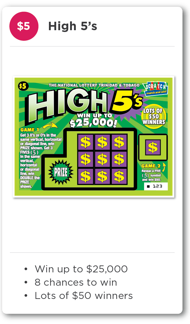 High 5’sScratch Current _Games Cards