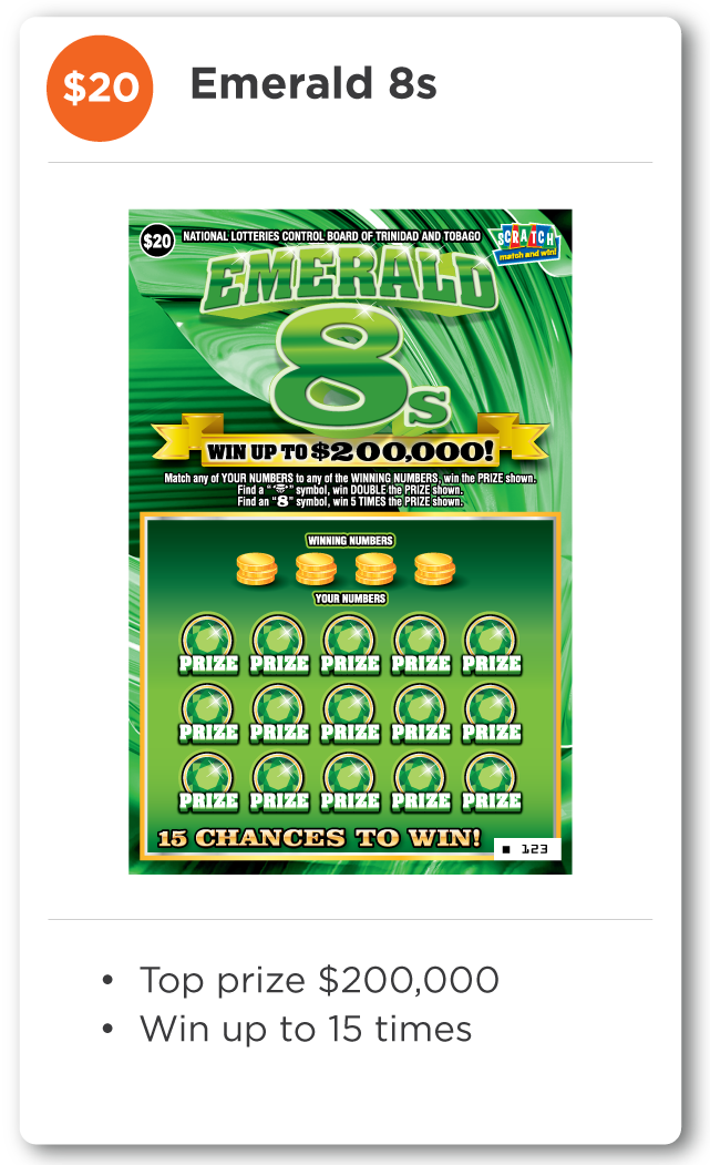 Emerald 8s_Gem 8s _Scratch Current _Games Cards