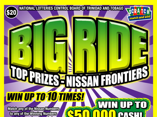Scratch match and win game - Big Ride - Win A Nissan Frontier or up to $50,000 cash. Win up to 10 Times!