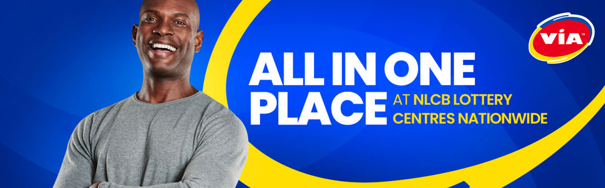 Use VIA to conveniently pay your bills, top up your phone, or make judicial payments all in one place, safely and securely. Available at 1,100 NLCB Lottery Centres nationwide.